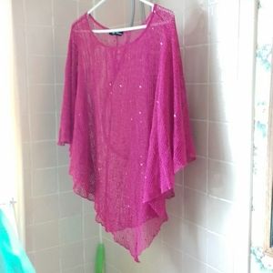 NWOT Beautiful Pink Cape
